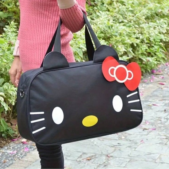 Time To Go• Hello Kitty Jet Setter Overnight Travel Bag - Picture 2 of 3